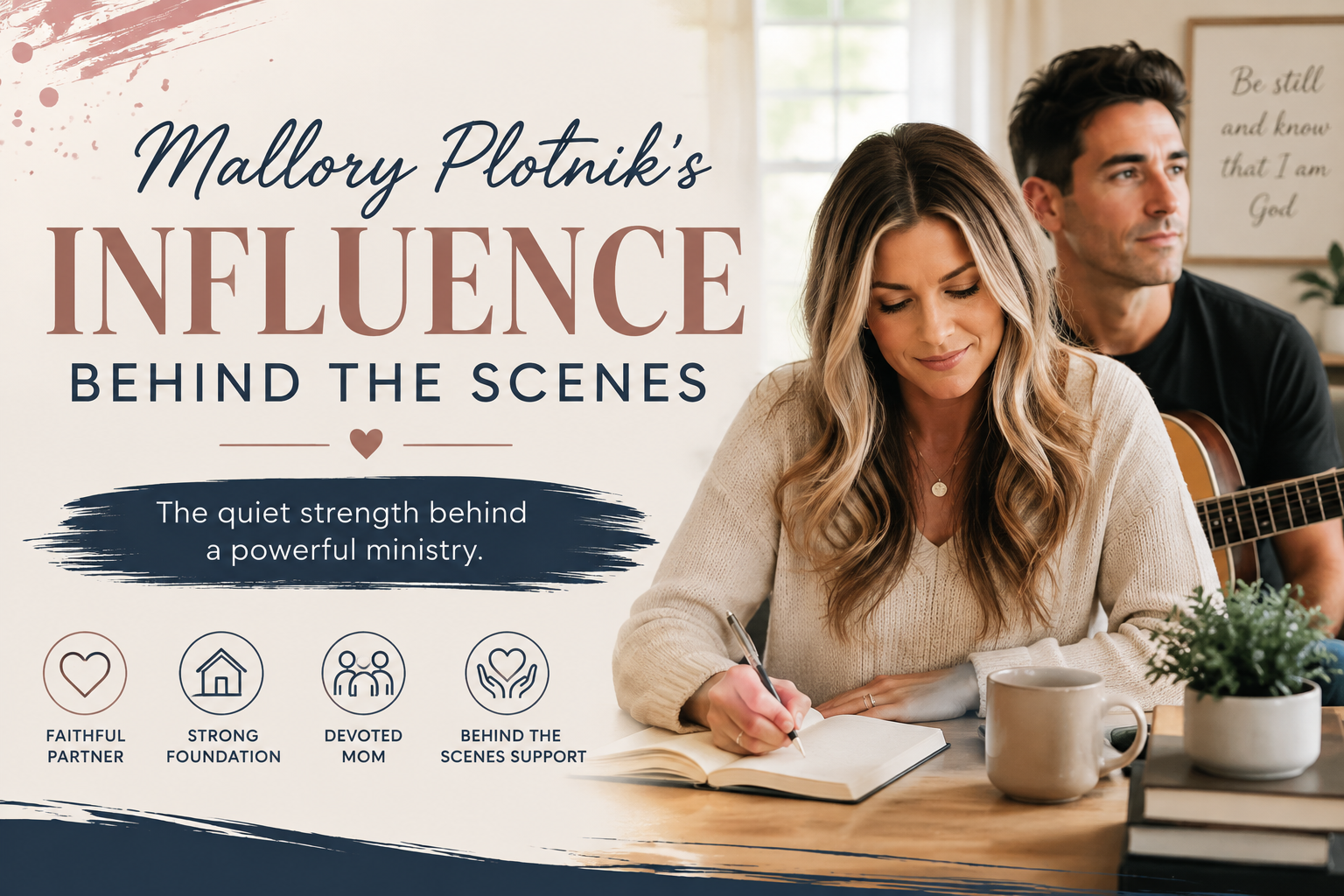 Mallory Plotnik supporting Phil Wickham behind the scenes through faith, family, and ministry.